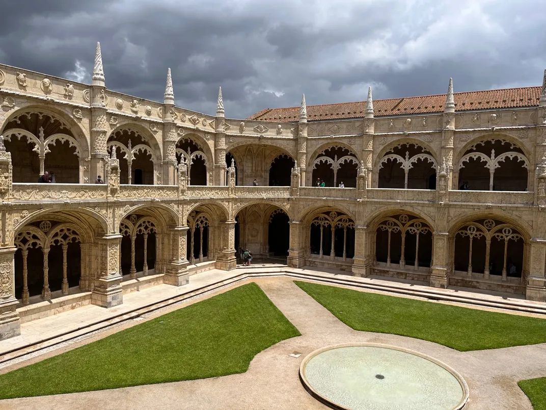 Cloister of St. Jeronimos Monastery. Credit: Beth Gordon