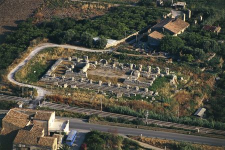 The archaeological site at Himera in Sicily