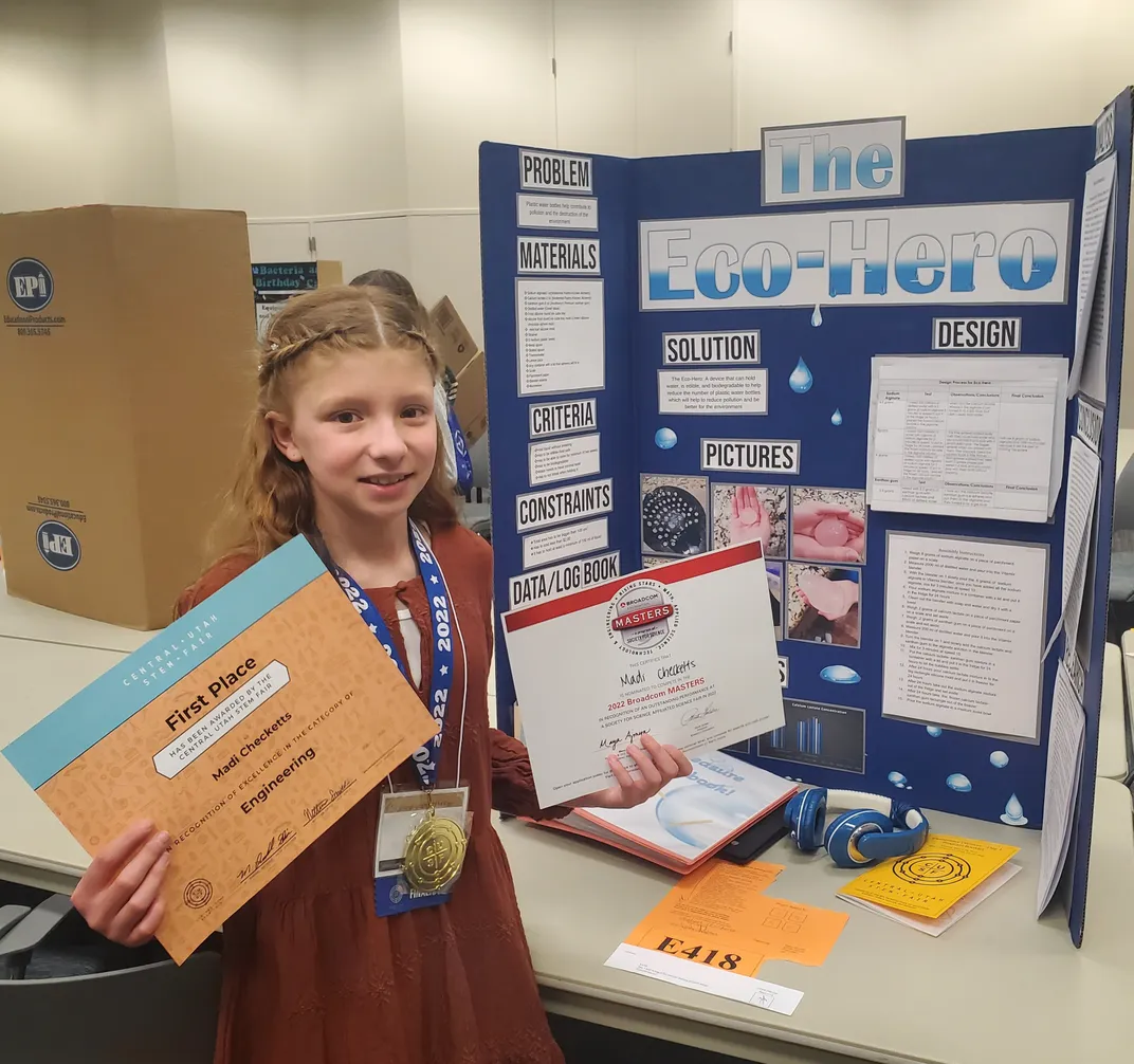This 12-Year-Old Designed a Water Bottle You Can Eat