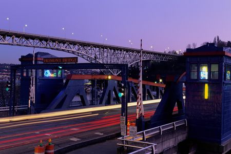 Seattle's iconic Fremont Bridge.