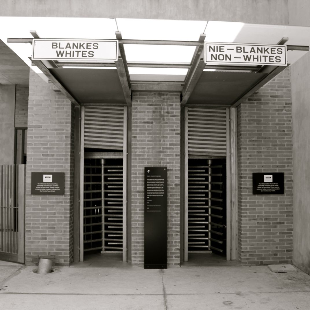 entrance to the Apartheid Museum