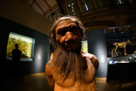 Homo neanderthalensis, the earlier relatives of Homo sapiens, also evolved to shed most of their body hair. 