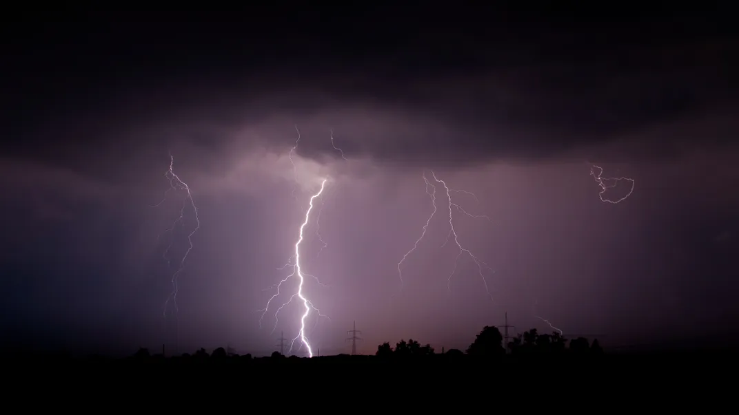 Lightning strike