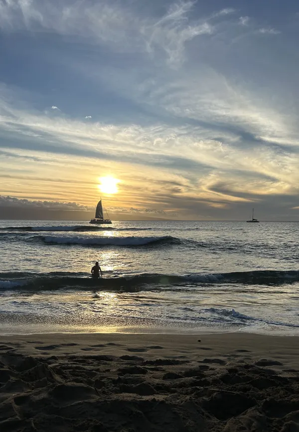 Sunset in Maui at Kaanapali Beach thumbnail