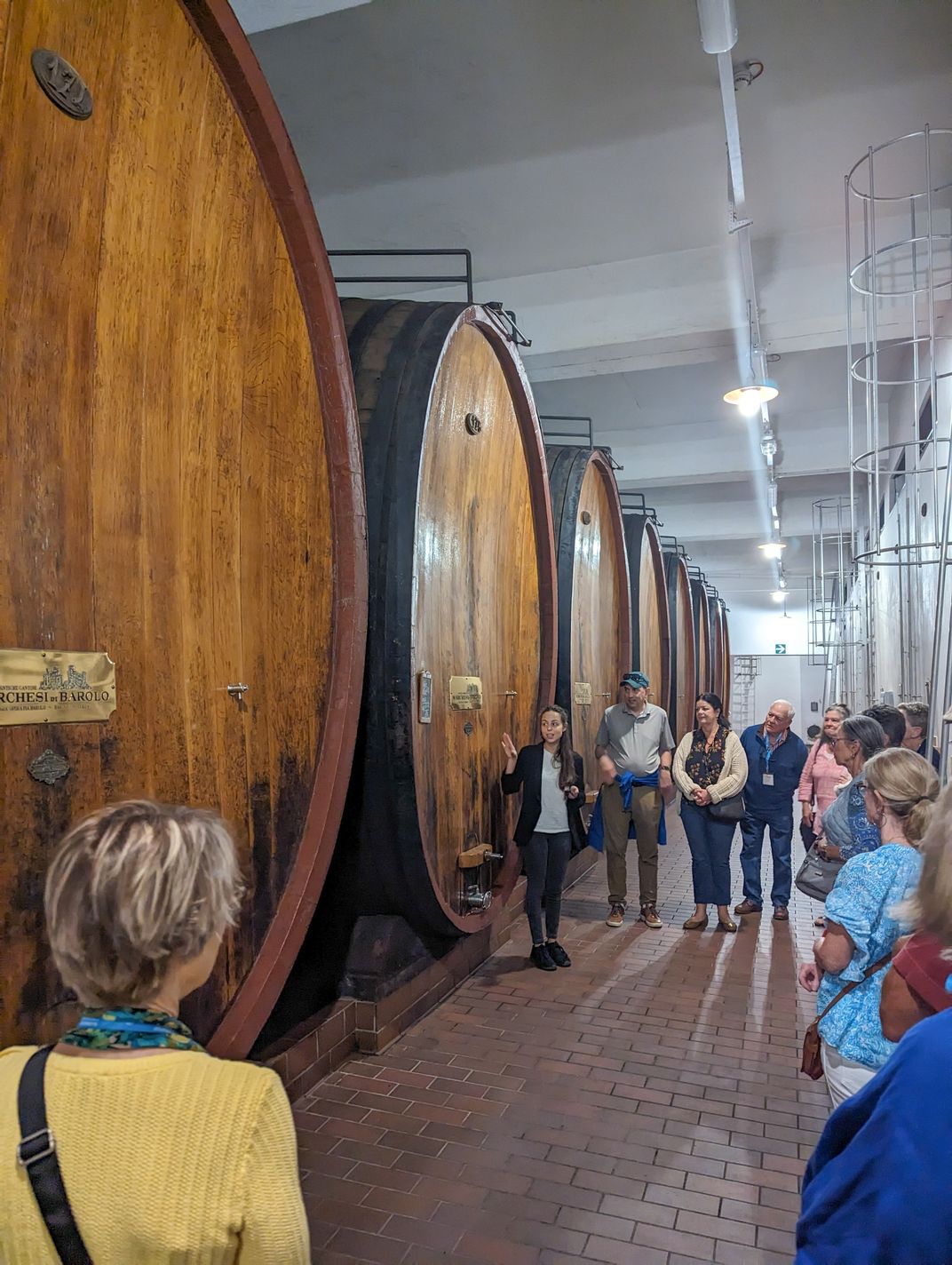 Travelers on a winery tour. Credit: Stephen Clancy