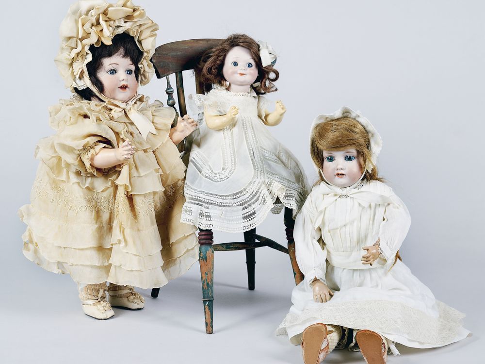 Twentieth-century porcelain dolls made by German company Armand Marseille