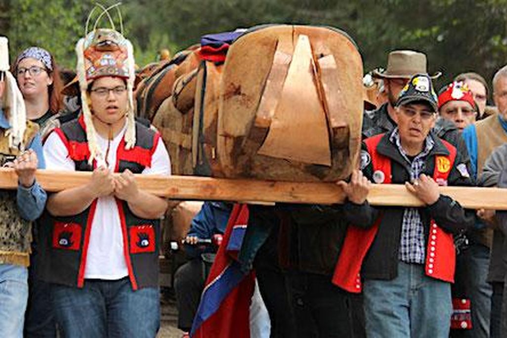 Totem Pole Raising