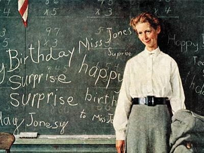 "Happy Birthday Miss Jones" arrests everyone's attention, says collector Spielberg.