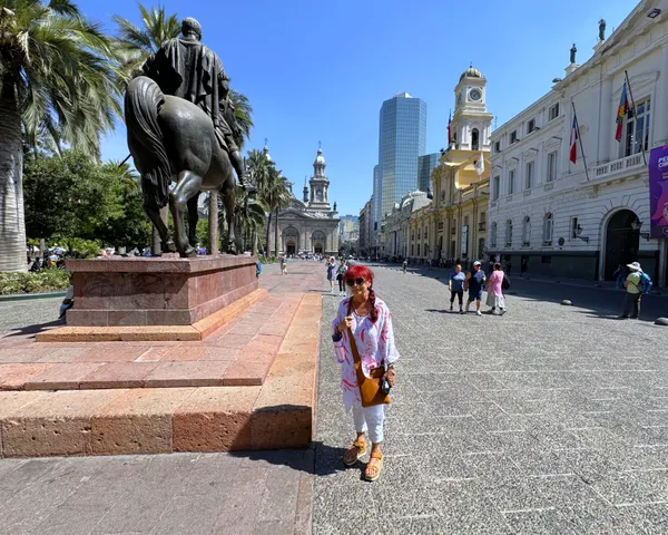 The northeast corner of Plaza de Armas in Santiago thumbnail