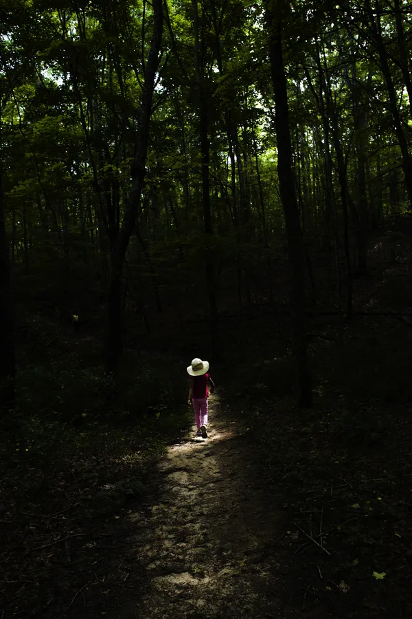 A young girl fearlessly enters into the unknown thumbnail