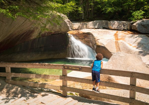 Child Enjoying Basin Falls thumbnail