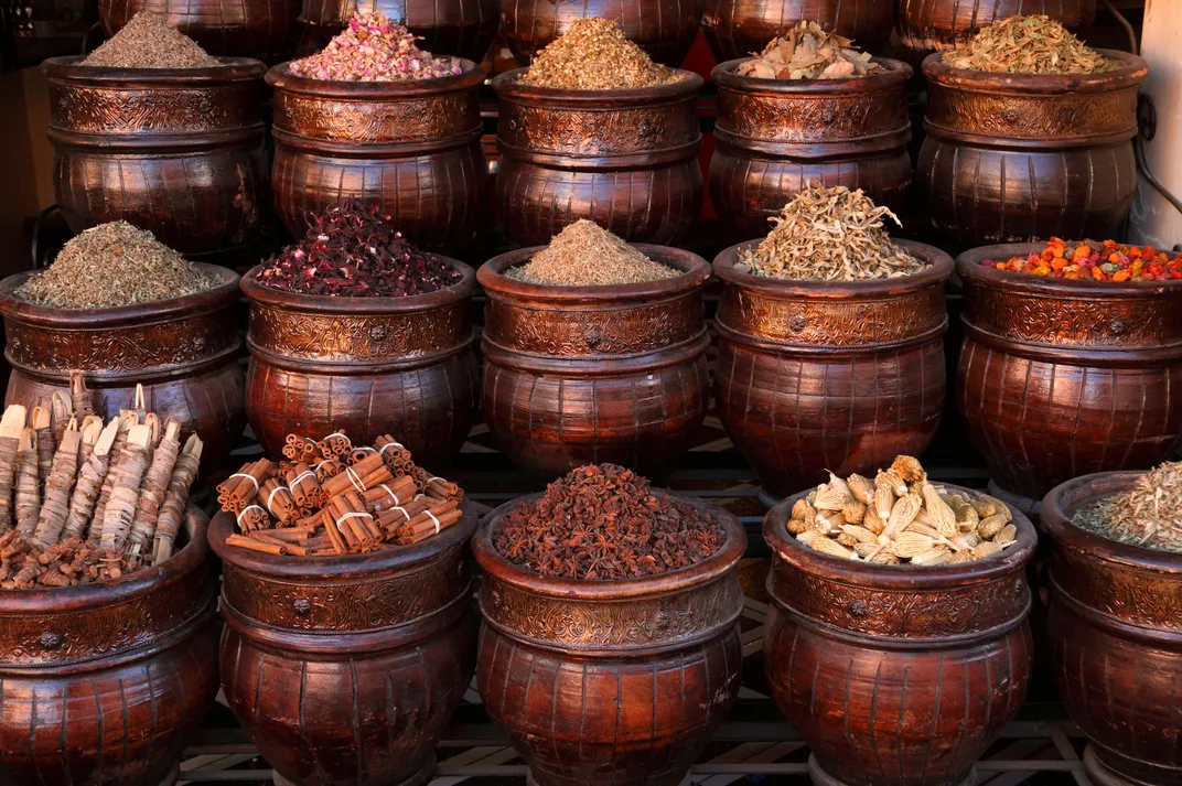 Spices in the souk, Marrakech