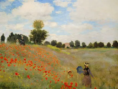Poppy Field, Claude Monet, 1873