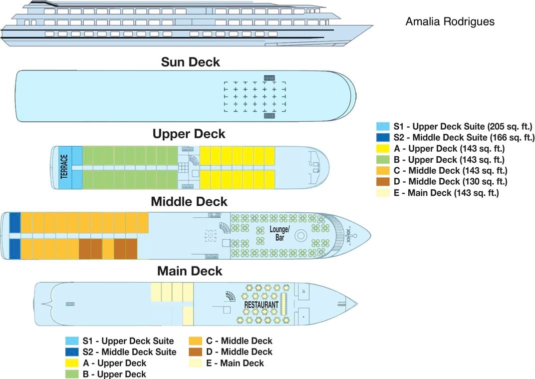 Amalia Rodrigues deck plan