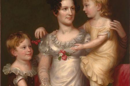 Sarah Weston Seaton with Her Children Augstine and Julia / Charles Bird King / c. 1815 / National Portrait Gallery, Smithsonian Institution / Bequest of Armida B. Colt