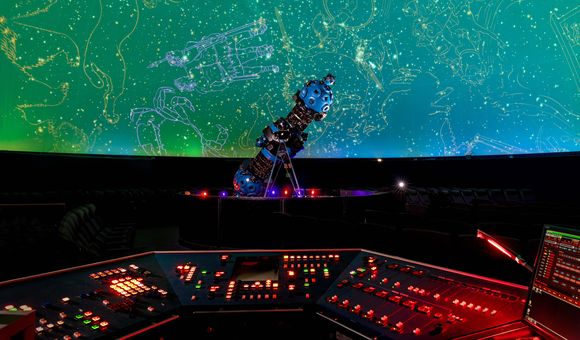 Zeiss Projector in the Albert Einstein Planetarium at the National Air and Space Museum, weeks before being deinstalled.