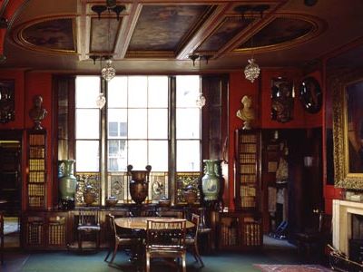 Library dining room of the Sir John Soane Museum