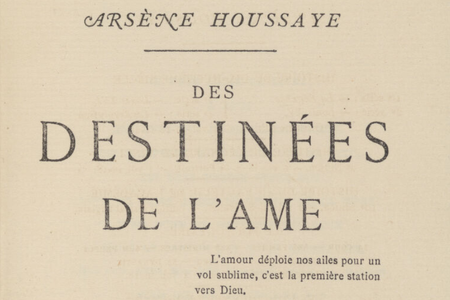 French author Ars&egrave;ne Houssaye wrote the book in 1879, then gave a copy to French physician Ludovic Bouland.