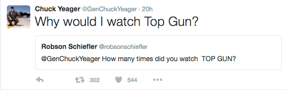 Chuck Yeager’s Wild Week on Twitter