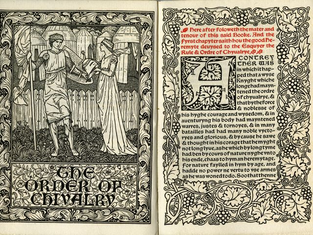 Frontispiece; Title Page (1893),&nbsp;Edward Burne-Jones and William Morris for the Kelmscott Press