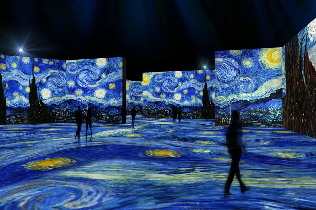 Artist's rendering of <em>The Starry Night</em>, as seen in "The Lume"