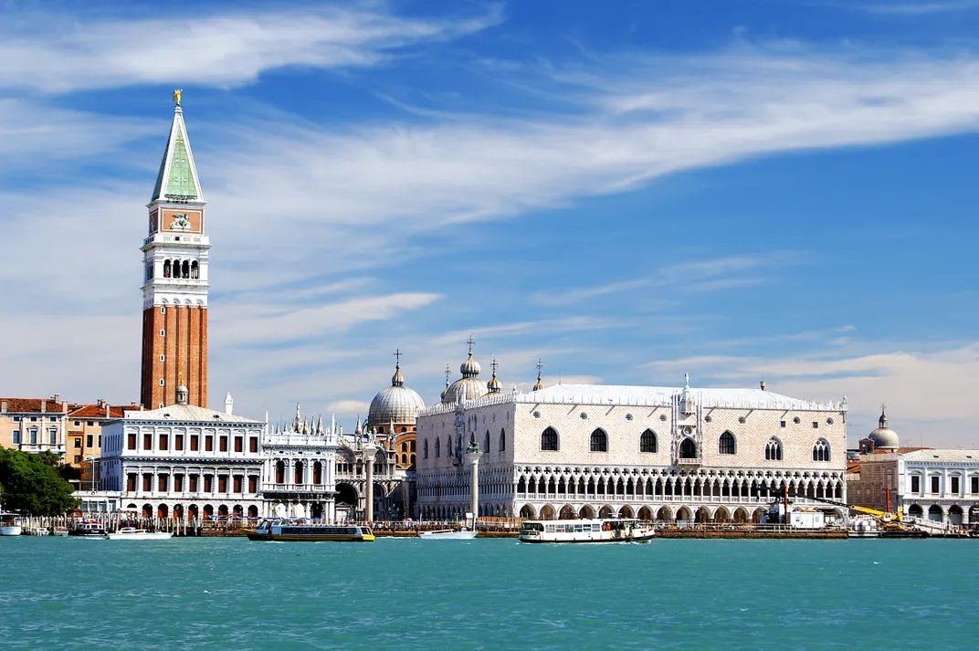 View of the Doge's Palace and St. Marco Square, Venice