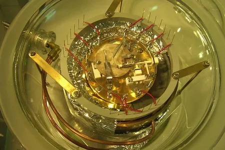 The first scanning tunneling microscope ever made.