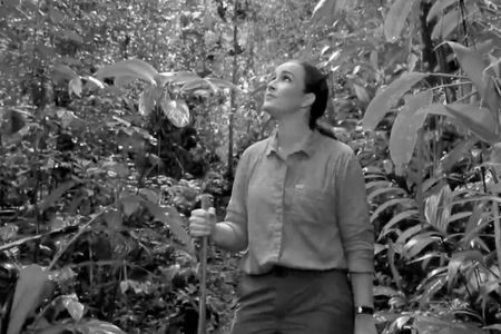 Happy Earth Day 2021! Hillary Hughes, Panamanian actress, visits the Smithsonian Tropical Research Institute's Agua Salud Project during the filming of videos in Spanish and English to share hope for the success of tropical forest reforestation informed by the largest experiment of its kind in the tropics. (video still)