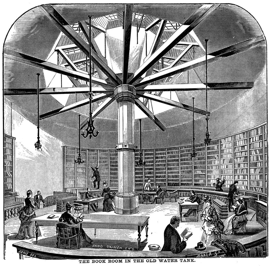 Chicago Water Tower Reading Room 