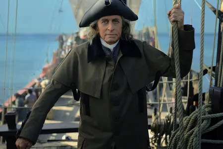 Michael Douglas stars as Benjamin Franklin in the new Apple TV+ series &quot;Franklin.&quot;