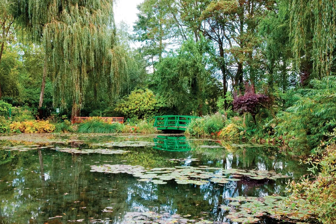 Japanese bridge in Monet’s Garden at Giverny