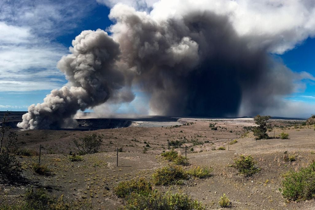 Ash Cloud Hawaii Volcano