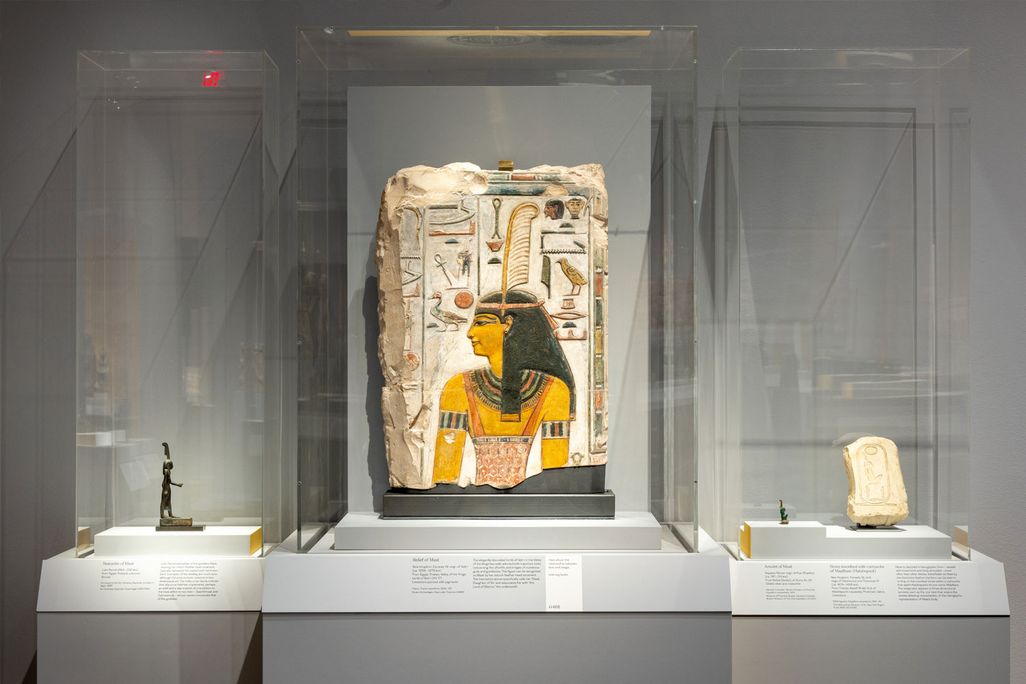 Installation view of "Divine Egypt," on view at the Metropolitan Museum of Art through January 2026