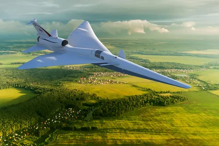 An artist's conception of NASA's Low-Boom Flight Demonstrator. Coming to a sky near you?