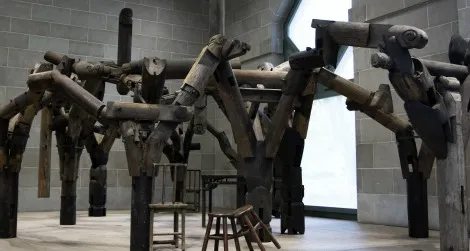 Ai WeiWei's "Fragments" is now on display at the Sackler Gallery.