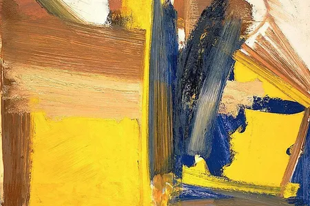 This untitled painting by Willem De Kooning was created in the 1950s, decades before the artist was diagnosed with Alzheimer's. 