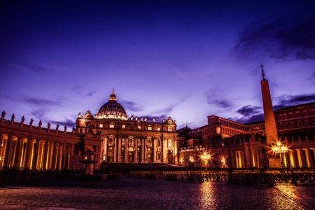 This Christmas, St. Peter's Square has a tree, a nativity scene and a message about refugees. 