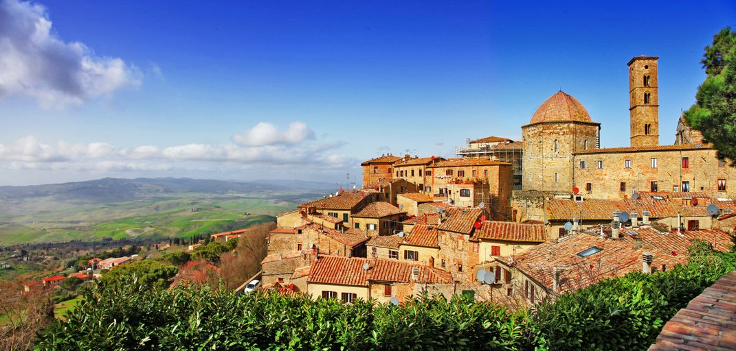 The Tuscan hill town of Volterra