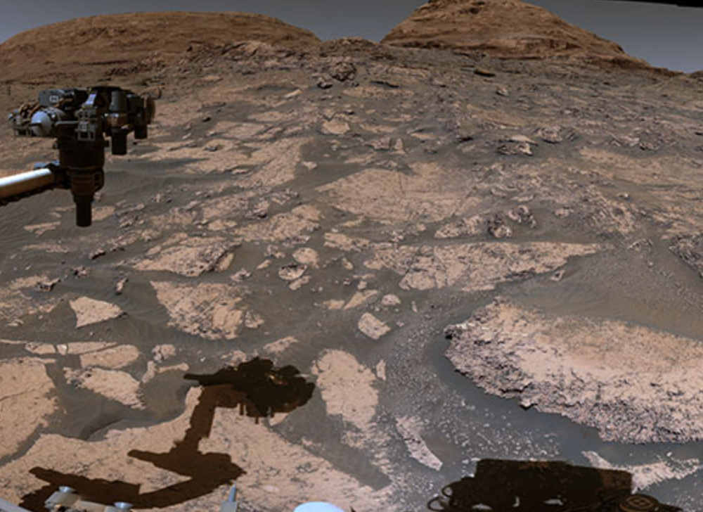 surface of mars rover picture