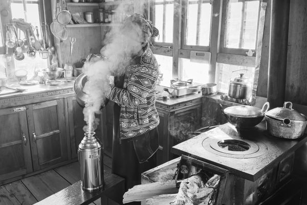 Morning Steam in a Himalayan Kitchen thumbnail