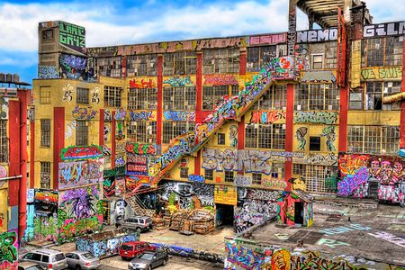 A graffiti-covered complex in Queens will soon be high-rise apartments. 