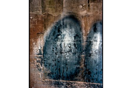 “I saw these beautiful shapes and forms,” says Soluri, creator of the series “Evidence of Human Spaceflight.”