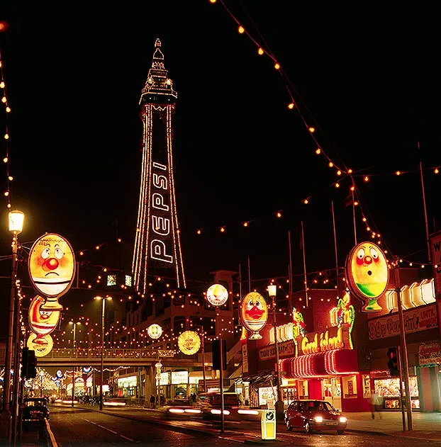 Blackpool England promenade