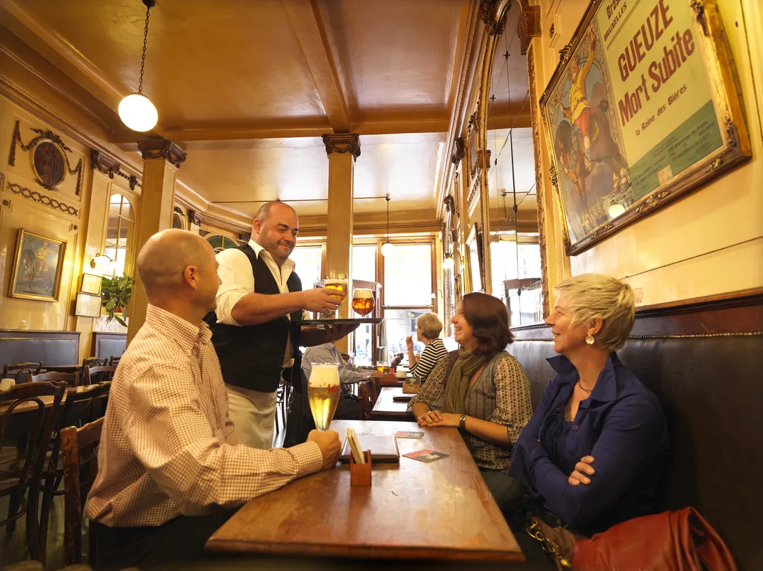 Enjoying a beer in Belgium. Credit: VisitFlanders ©Milo Profi