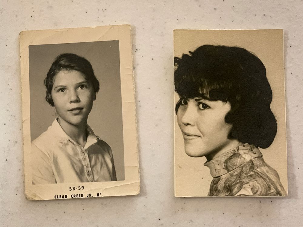 Photos of Beverly Williams from her teenage years