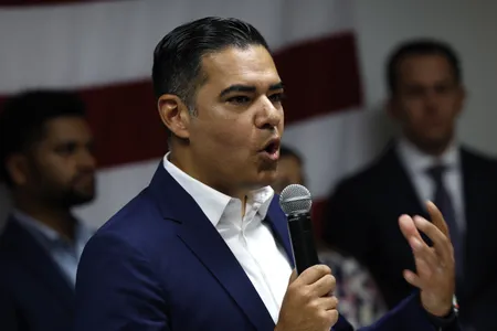 Robert Garcia, a newly elected congressman from California, selected several items with personal significance to use at his swearing-in ceremony.