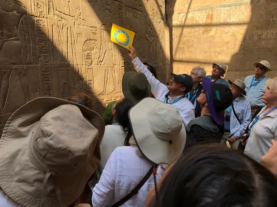Smithsonian Journeys travelers at Luxor
