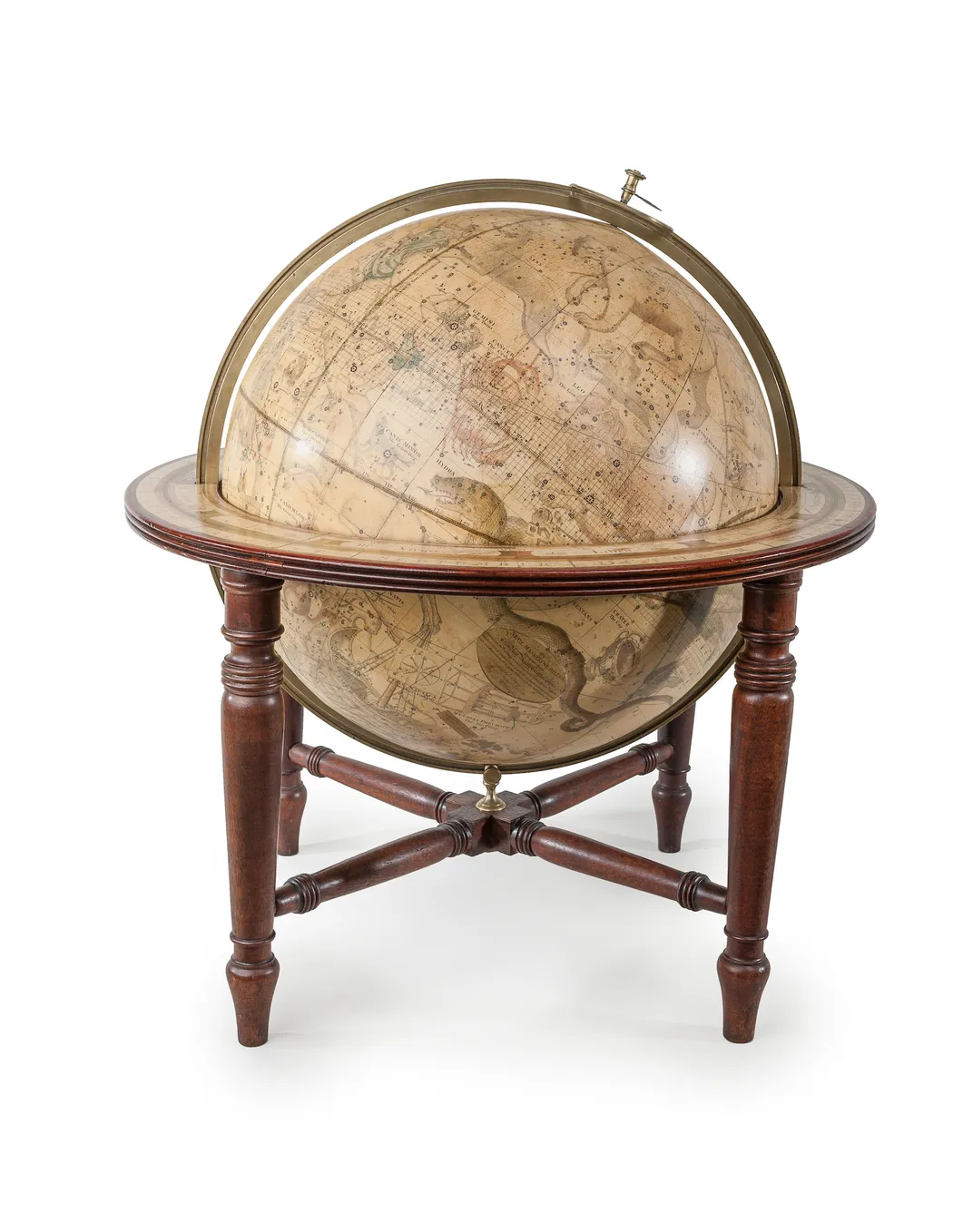 Enlightenment thinkers were often as familiar with astronomy as with politics. Jefferson commissioned a celestial globe, like this 1806 antique, that mapped the planets and constellations.