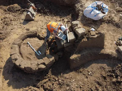 Archaeologists continue to dig around the Roman temple complex in the Netherlands.