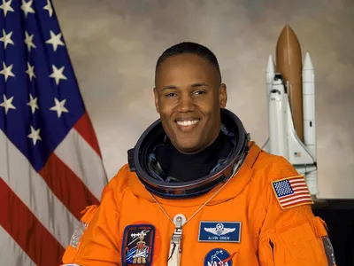 NASA astronaut Alvin Drew, mission specialist. Credit: NASA Johnson Space Center